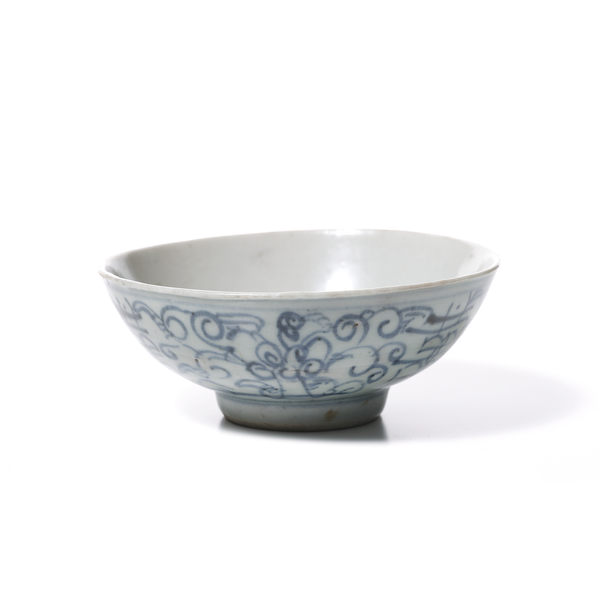 空薫きセット / 中華民国時代(約120年前)の染付碗